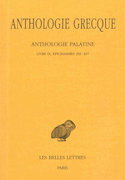 Anthologie grecque, t. VIII, liv. 9, 2e partie